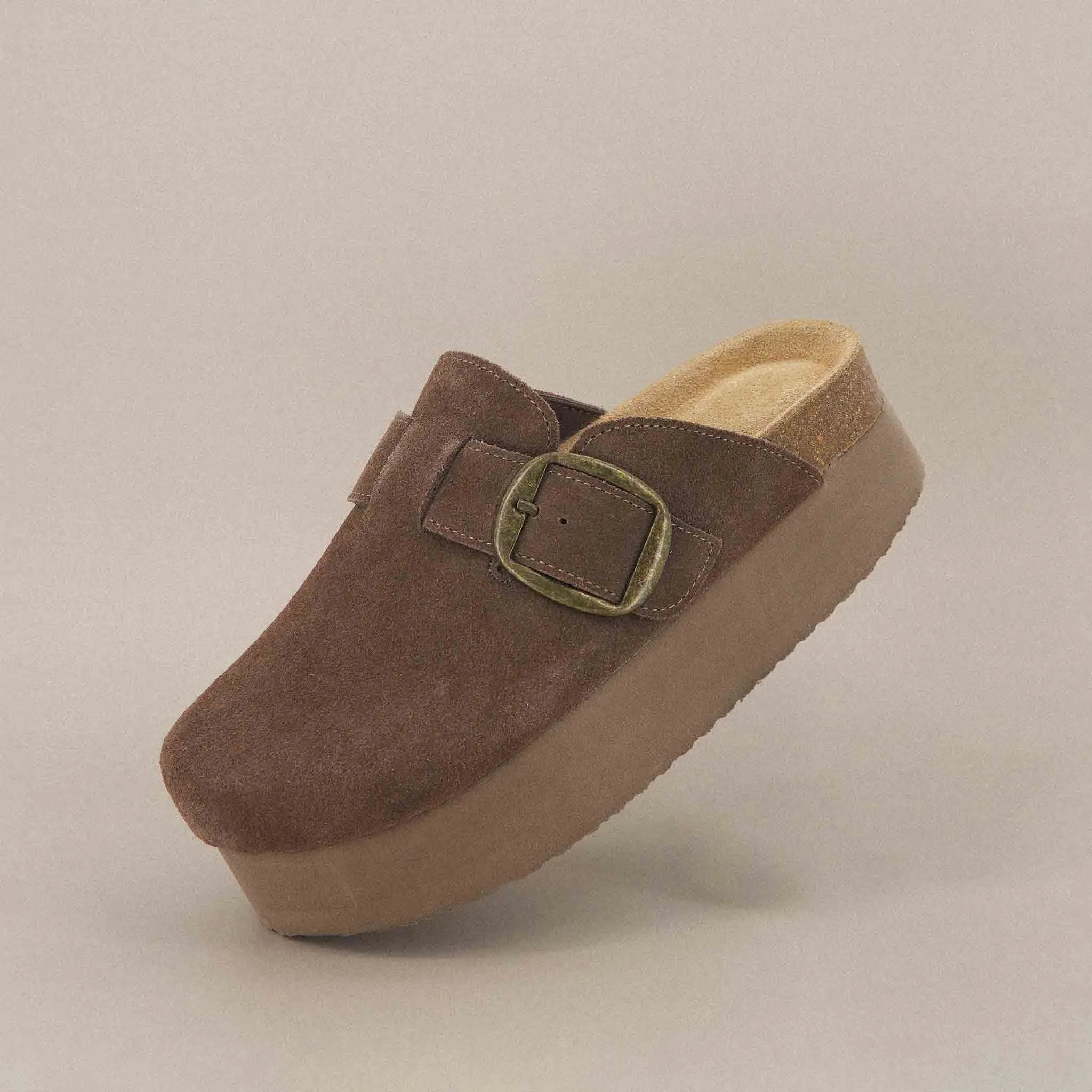 Granola 2 Suede Platform Clog