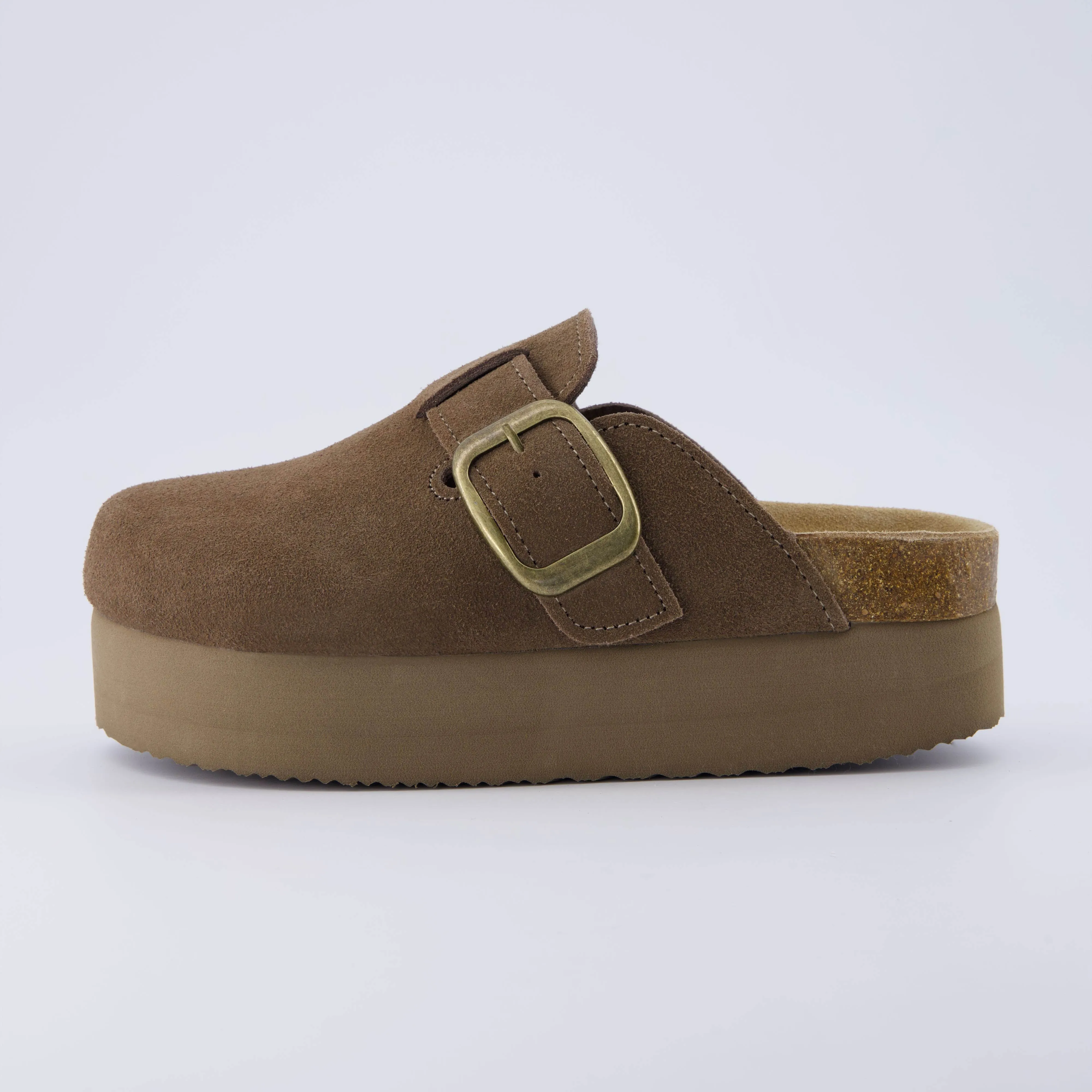 Granola 2 Suede Platform Clog