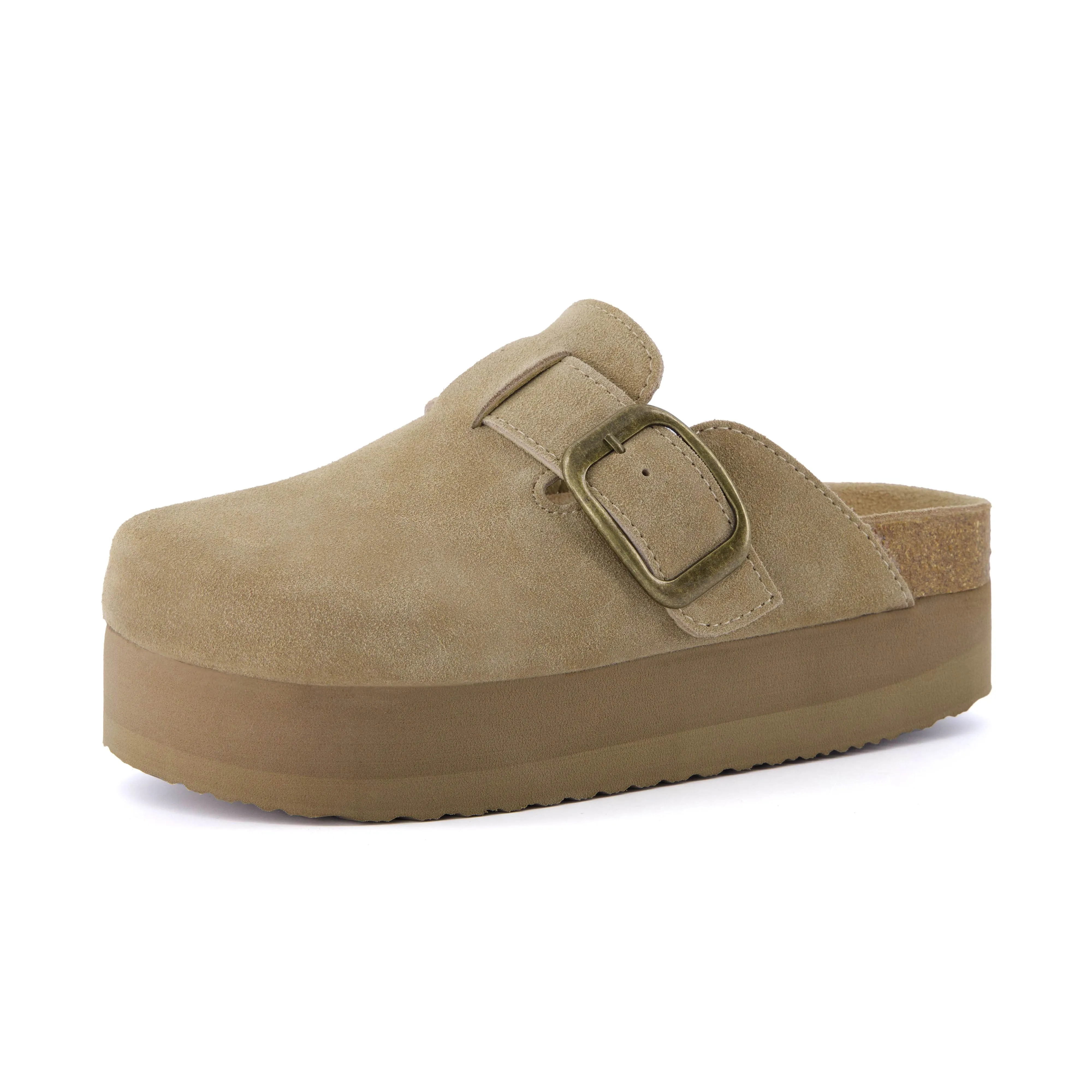 Granola 2 Suede Platform Clog