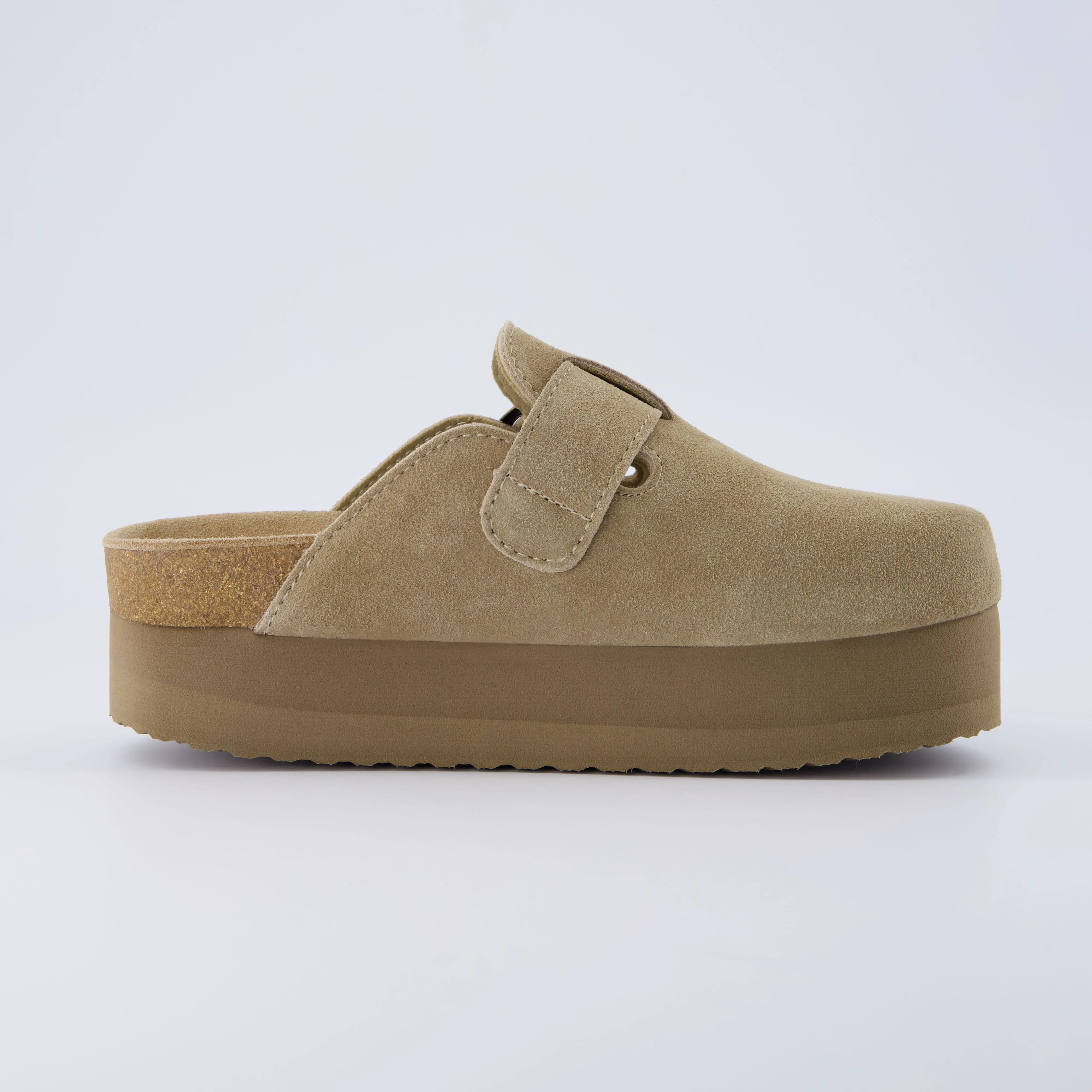 Granola 2 Suede Platform Clog