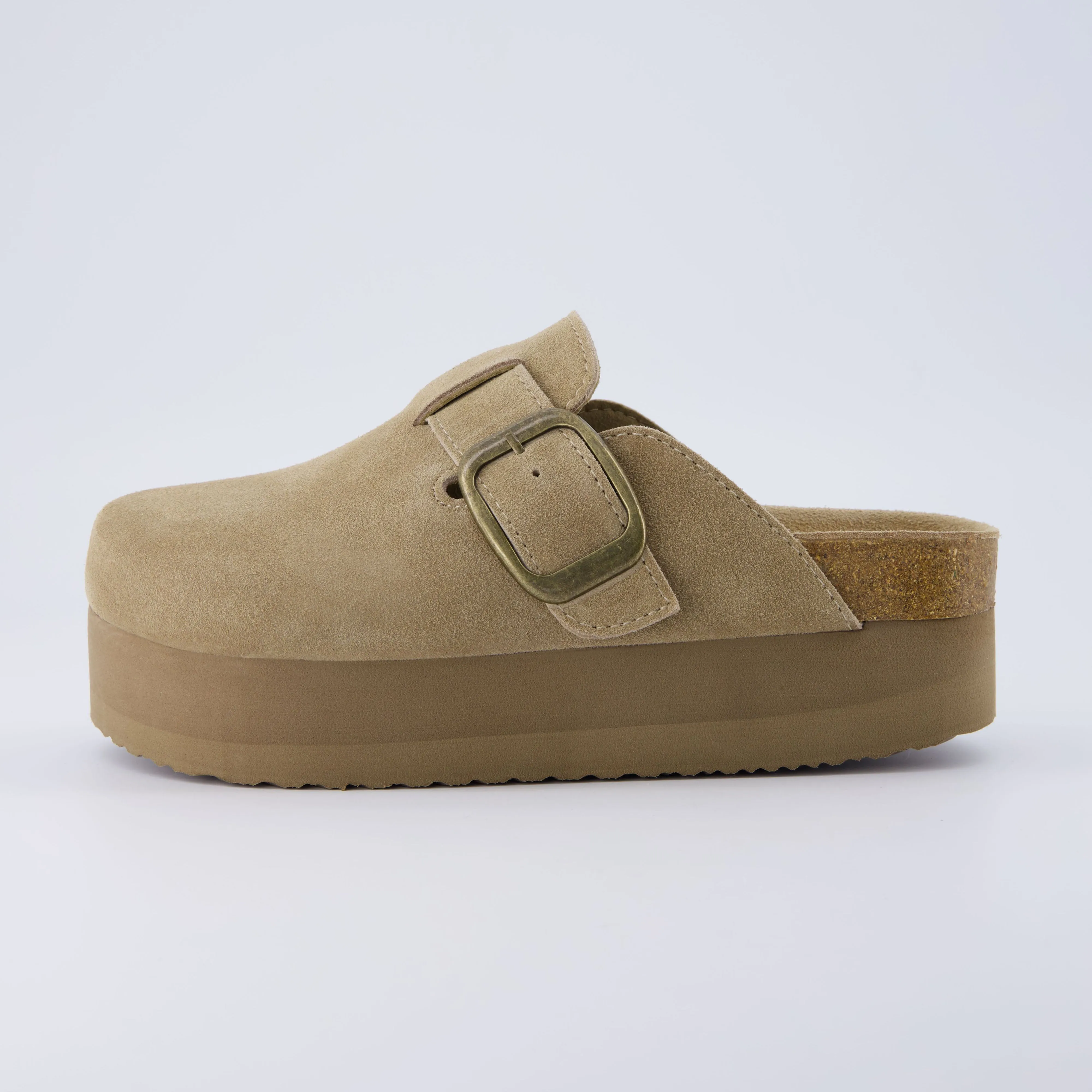 Granola 2 Suede Platform Clog