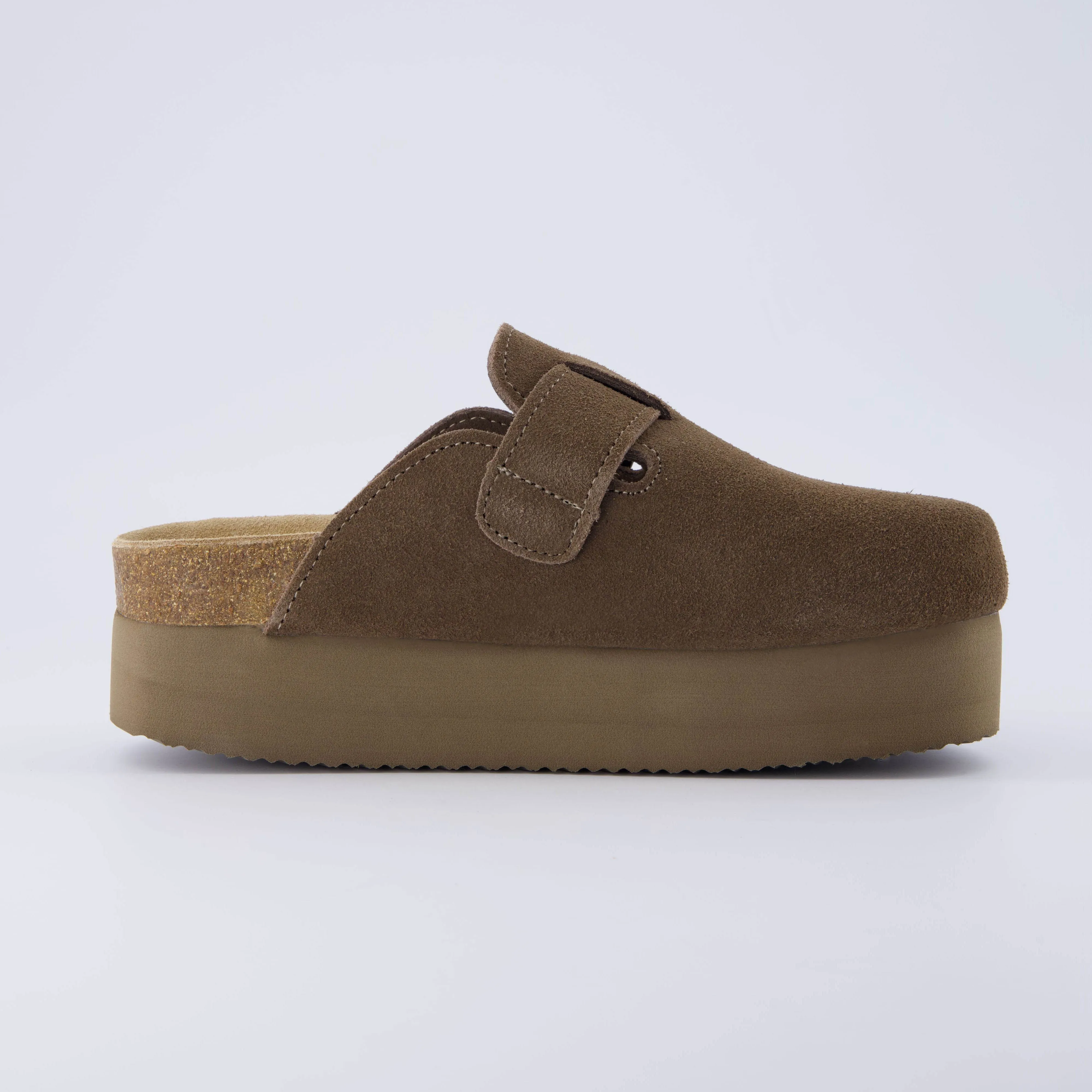 Granola 2 Suede Platform Clog