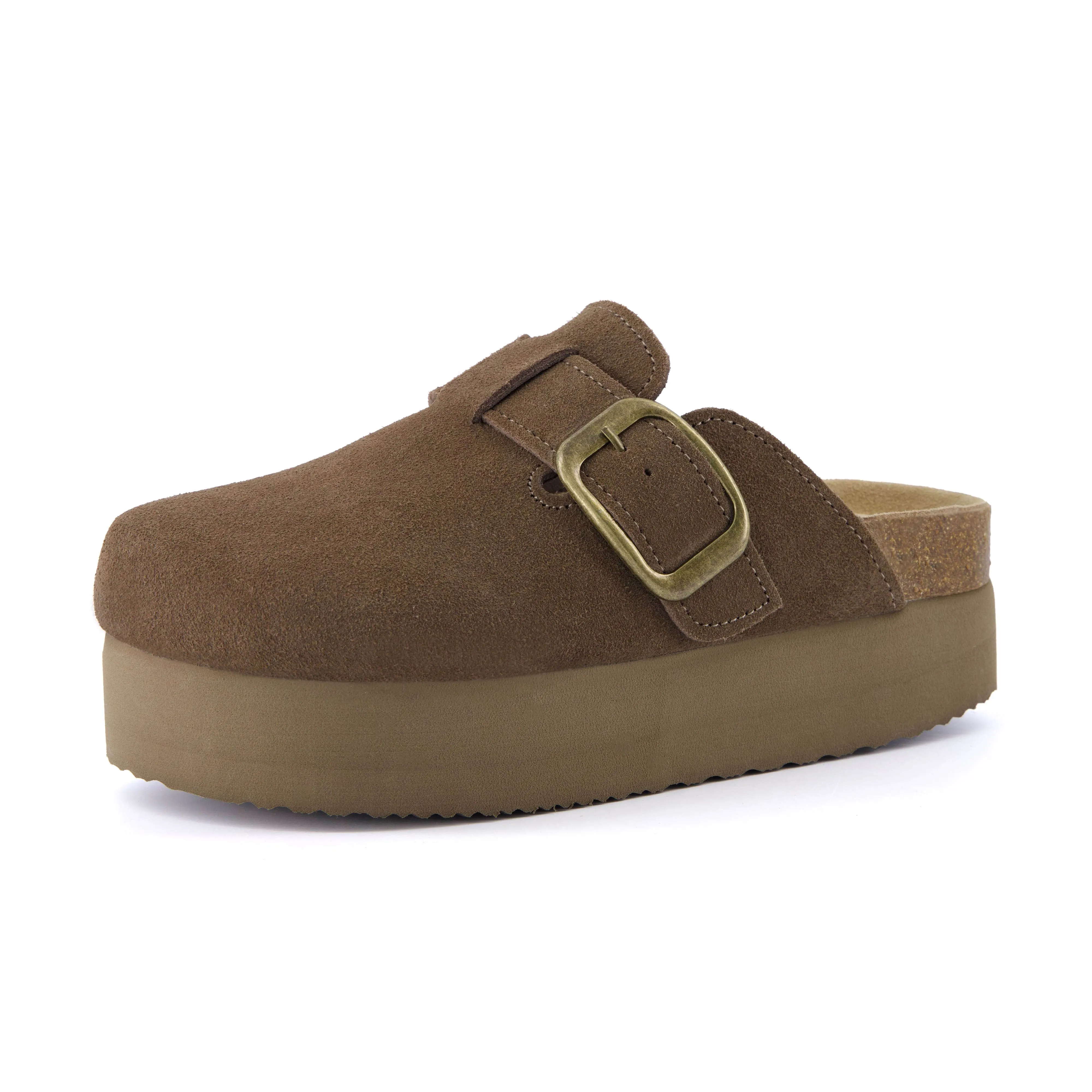 Granola 2 Suede Platform Clog