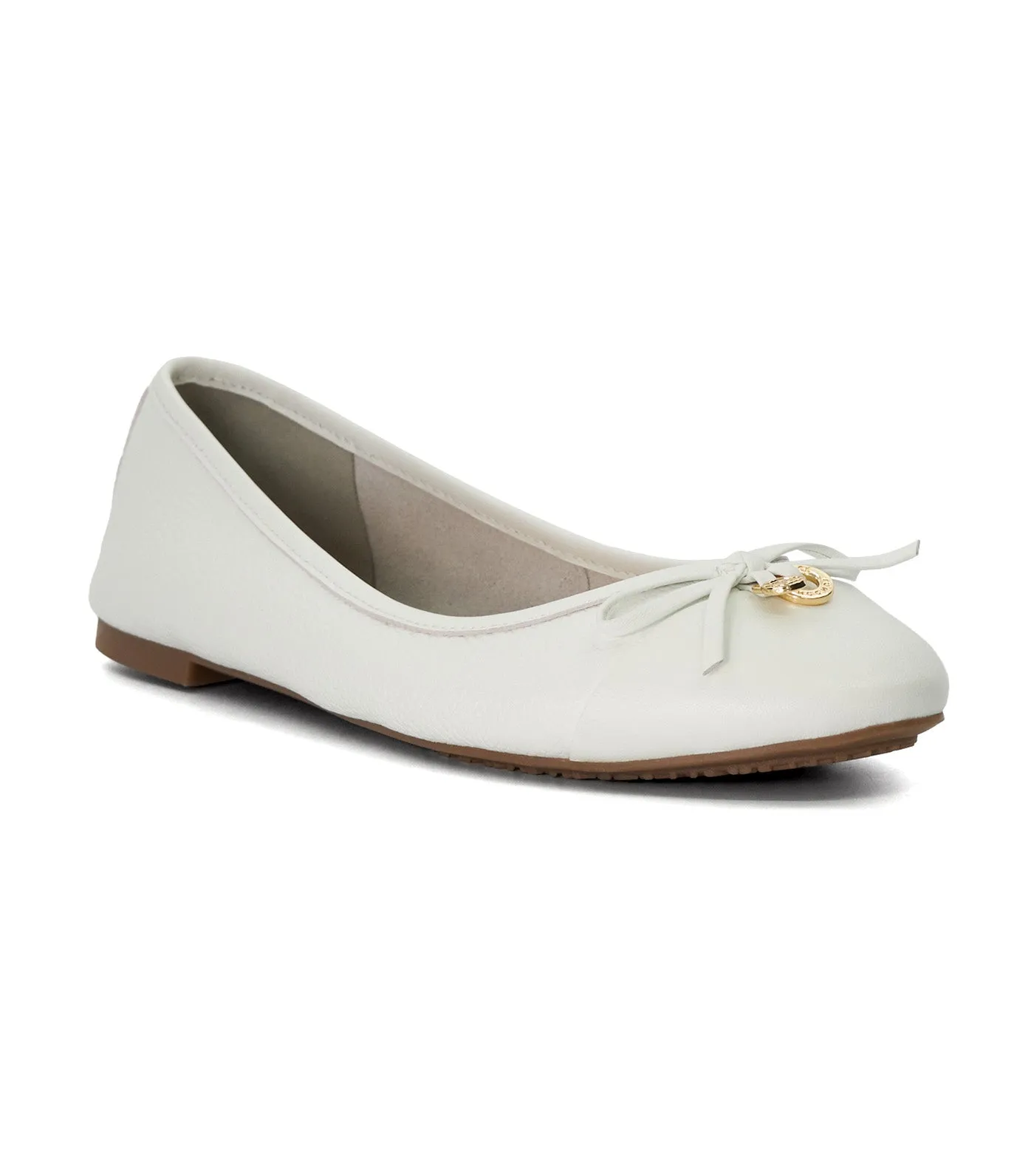 Hallo Ballet Flats White