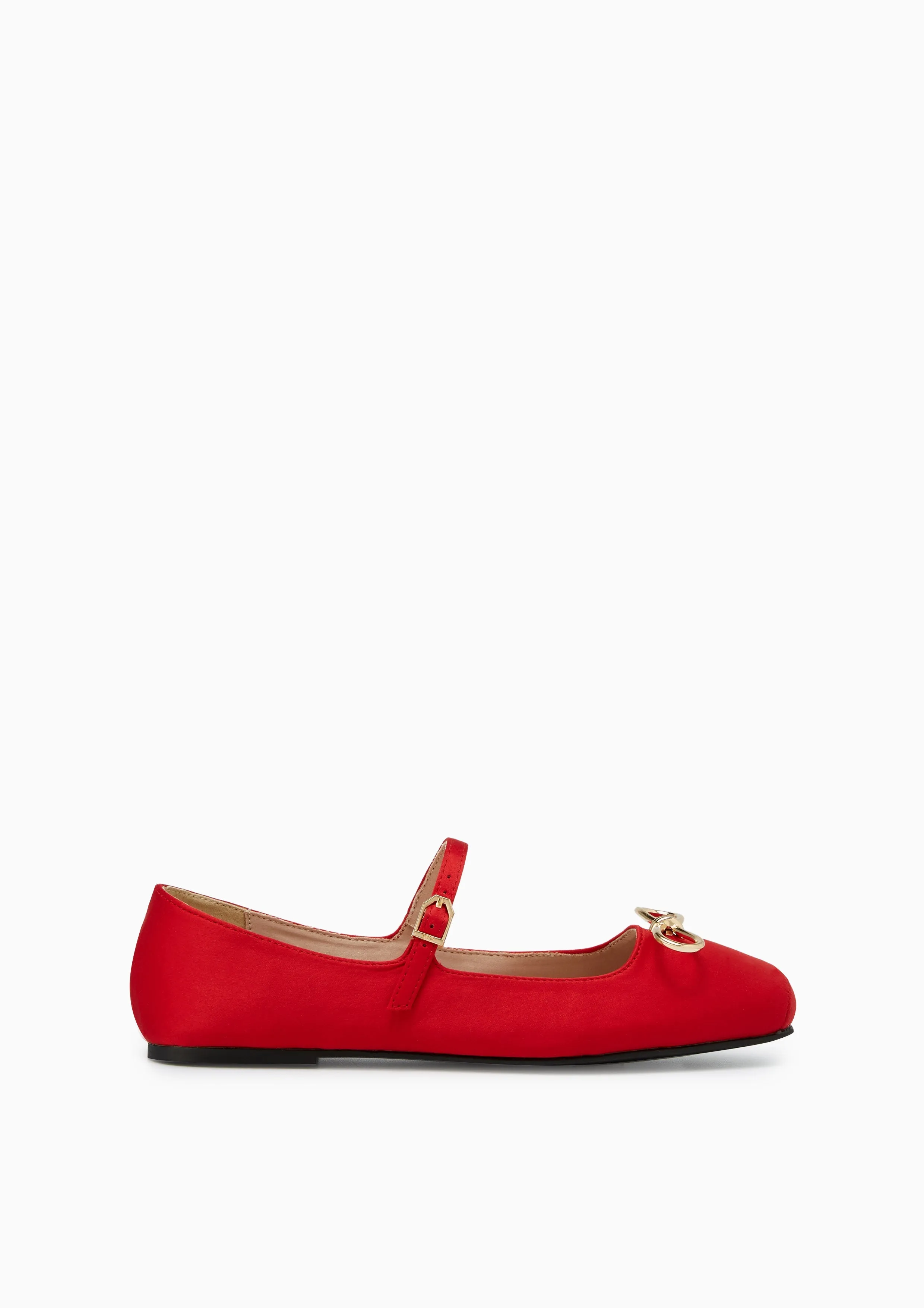 Harlow Flat Mary Janes Red