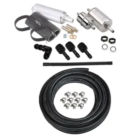 Holley EFI Fuel System - 6 AN - Black/Silver