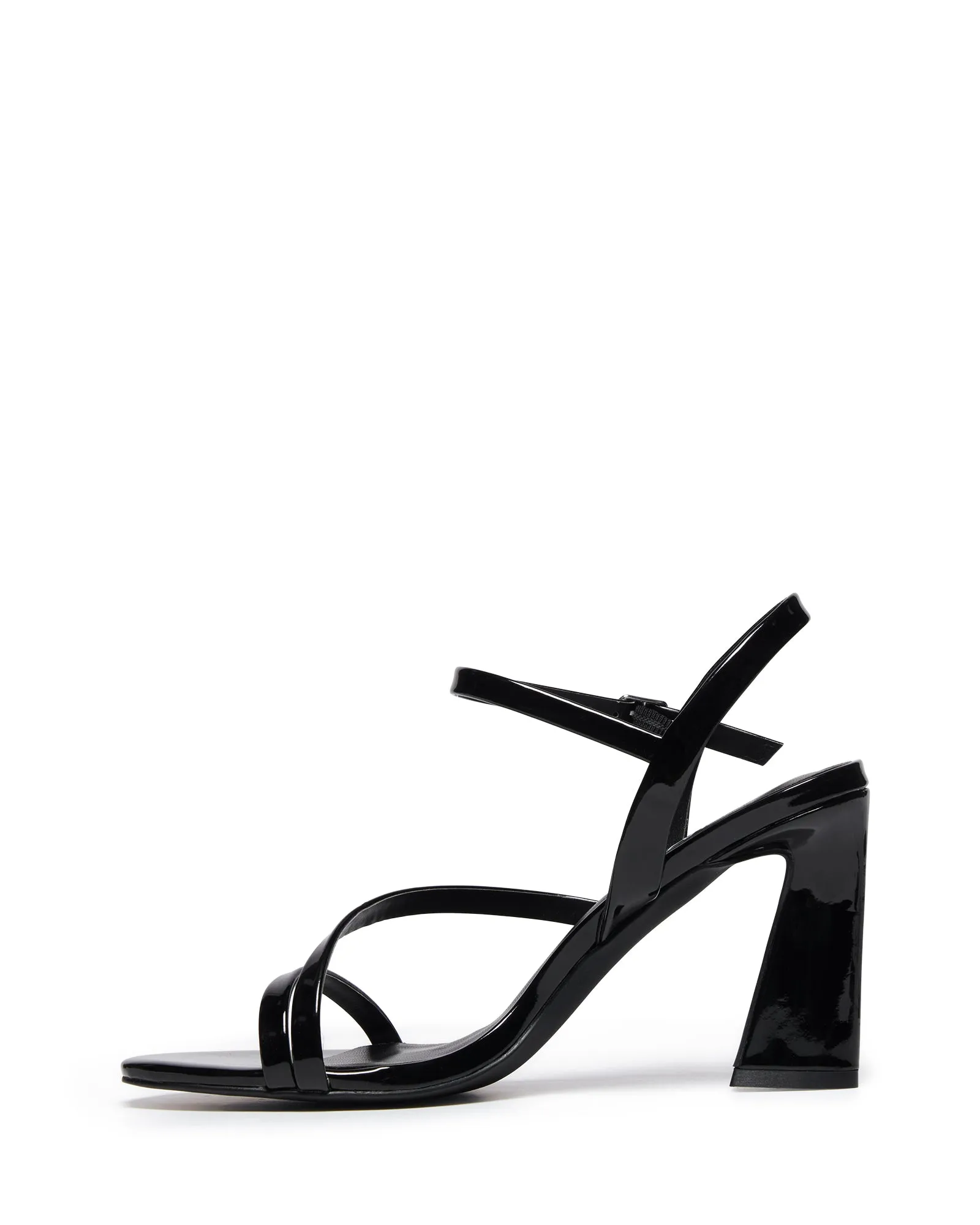 Ida Heel Black Patent