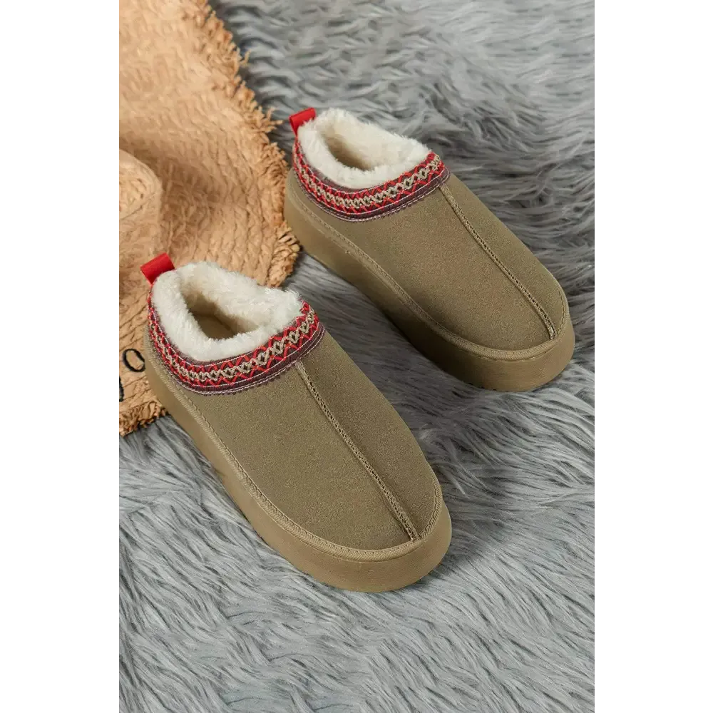 Indulge in Luxury Fashion for Women with Cozy Chestnut Suede Flats