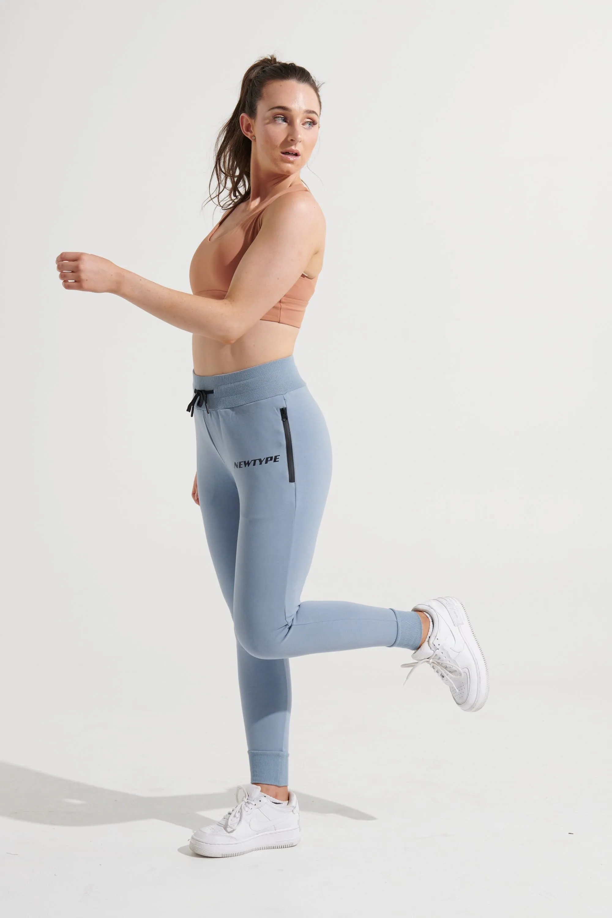 Intrepid Athlete Inside Track Pant - Light Blue