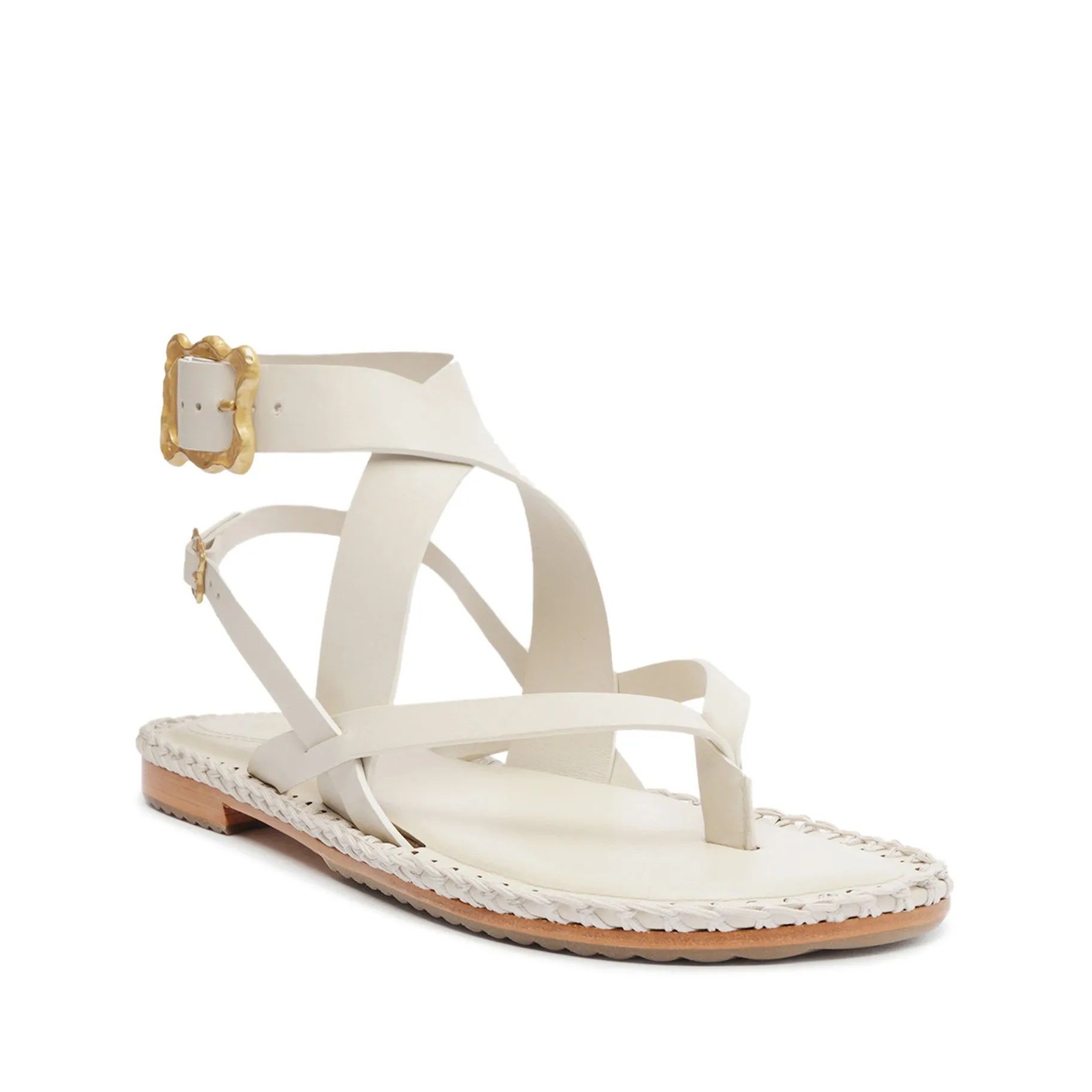 Keith Flat Leather Sandal