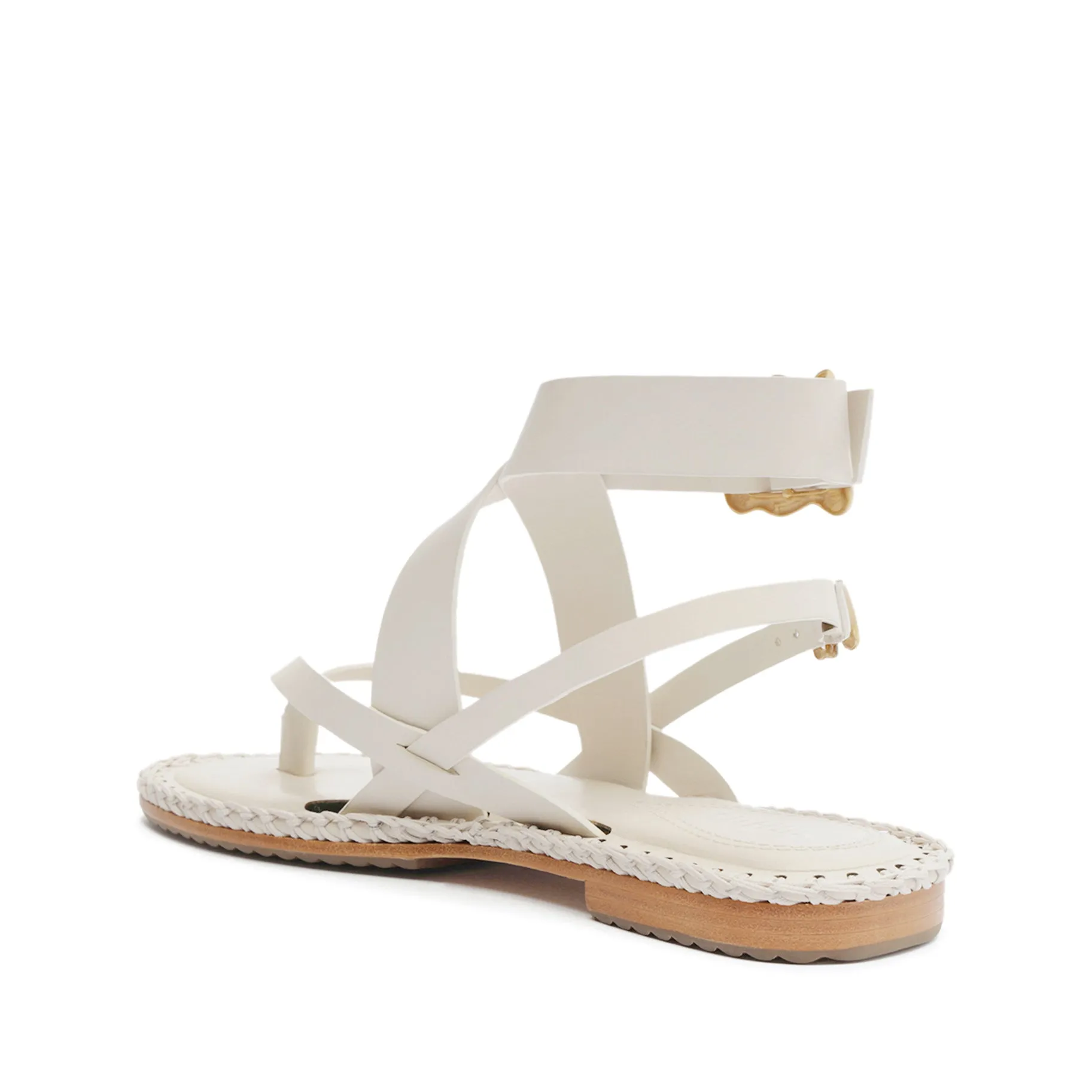 Keith Flat Leather Sandal