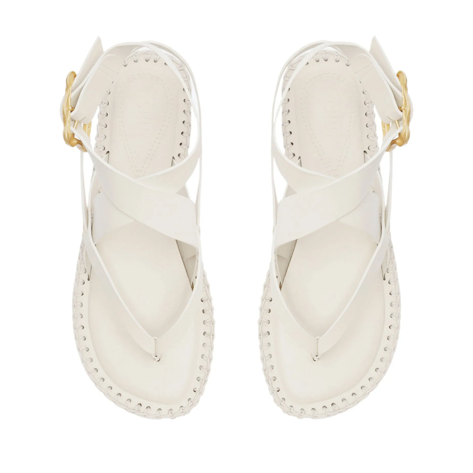 Keith Flat Leather Sandal