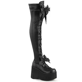 KERA-303 Black Stretch Vegan Leather