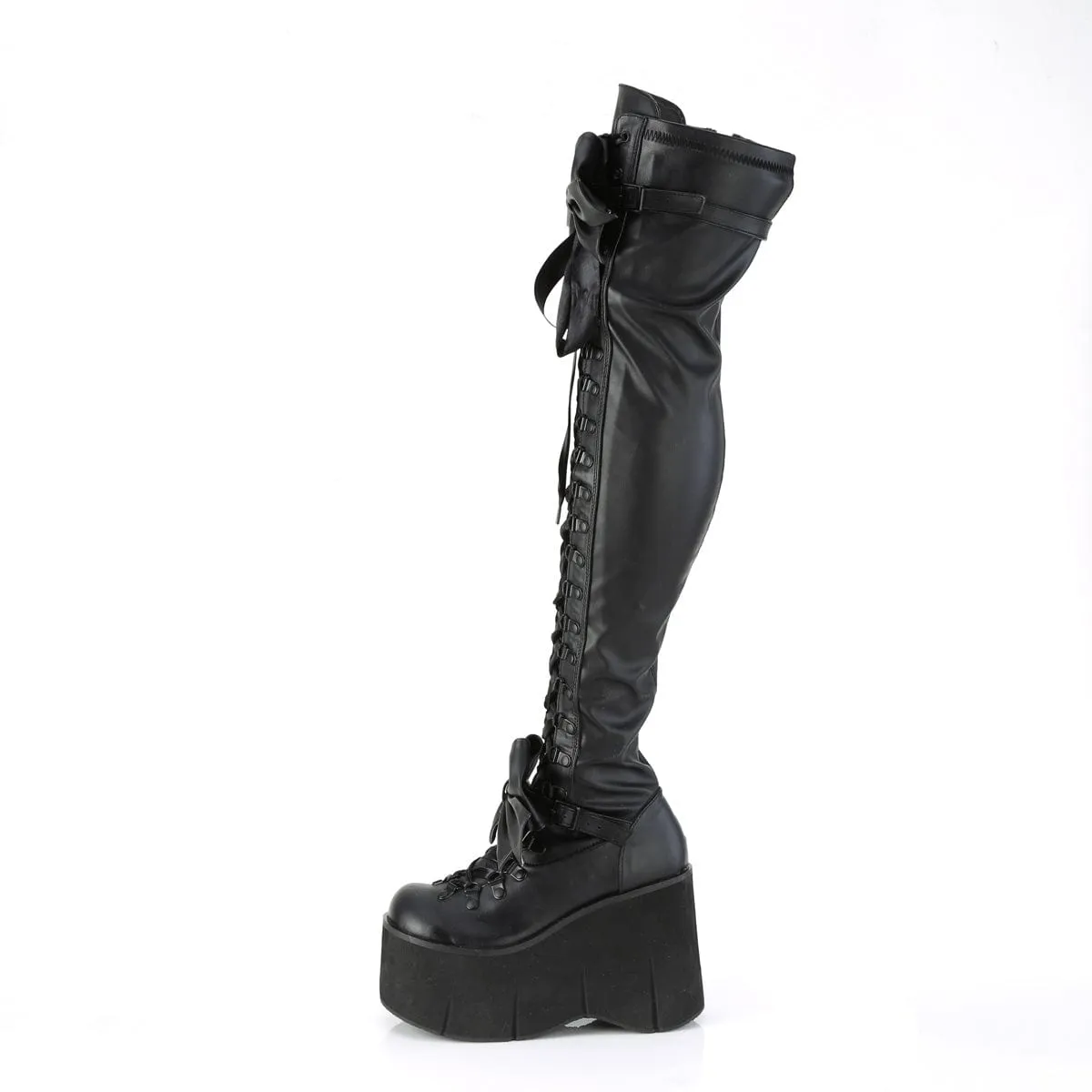 KERA-303 Black Stretch Vegan Leather