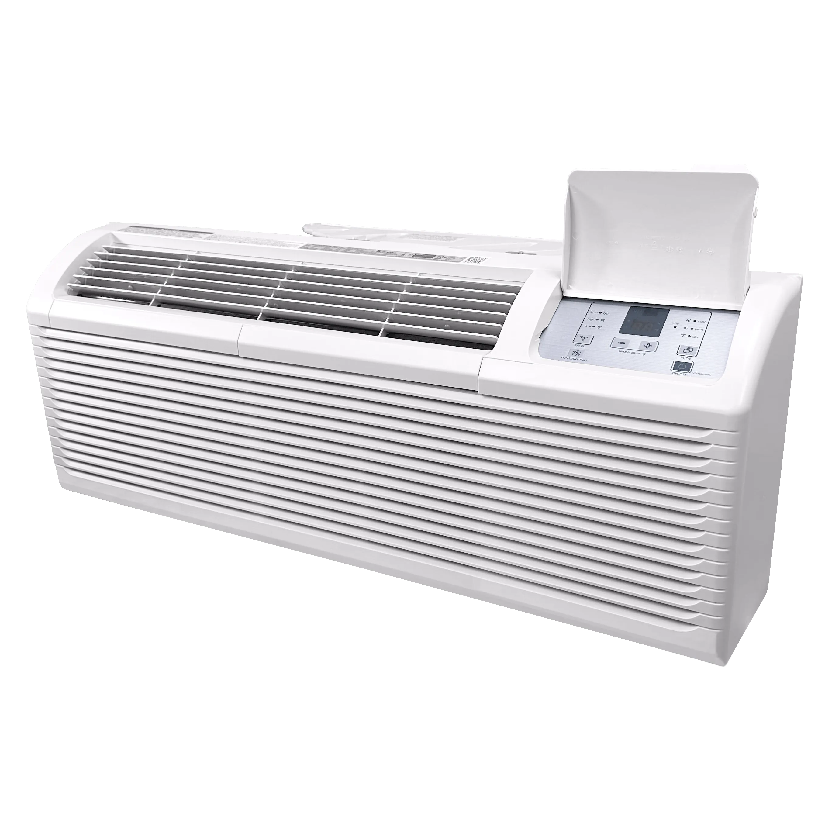 Klimaire PTAC 9,000 Btu Air Conditioner Heat Pump R-32 with 3.5kW Heater and Wi-Fi  - 208-230V - 20A