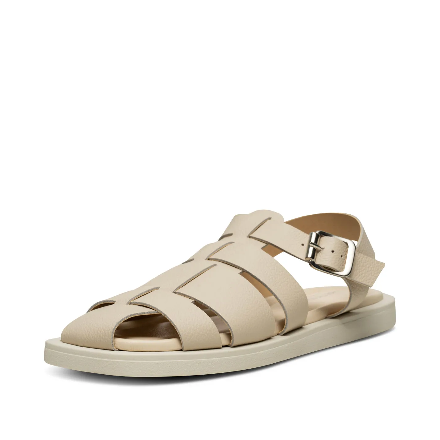 Krista fisherman leather - OFF WHITE