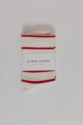 Le Bon Shoppe Wally Socks Candy Cane