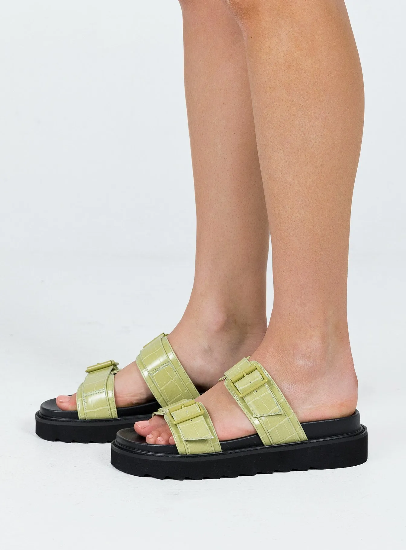 Ma Belle Sandals Matcha Croc