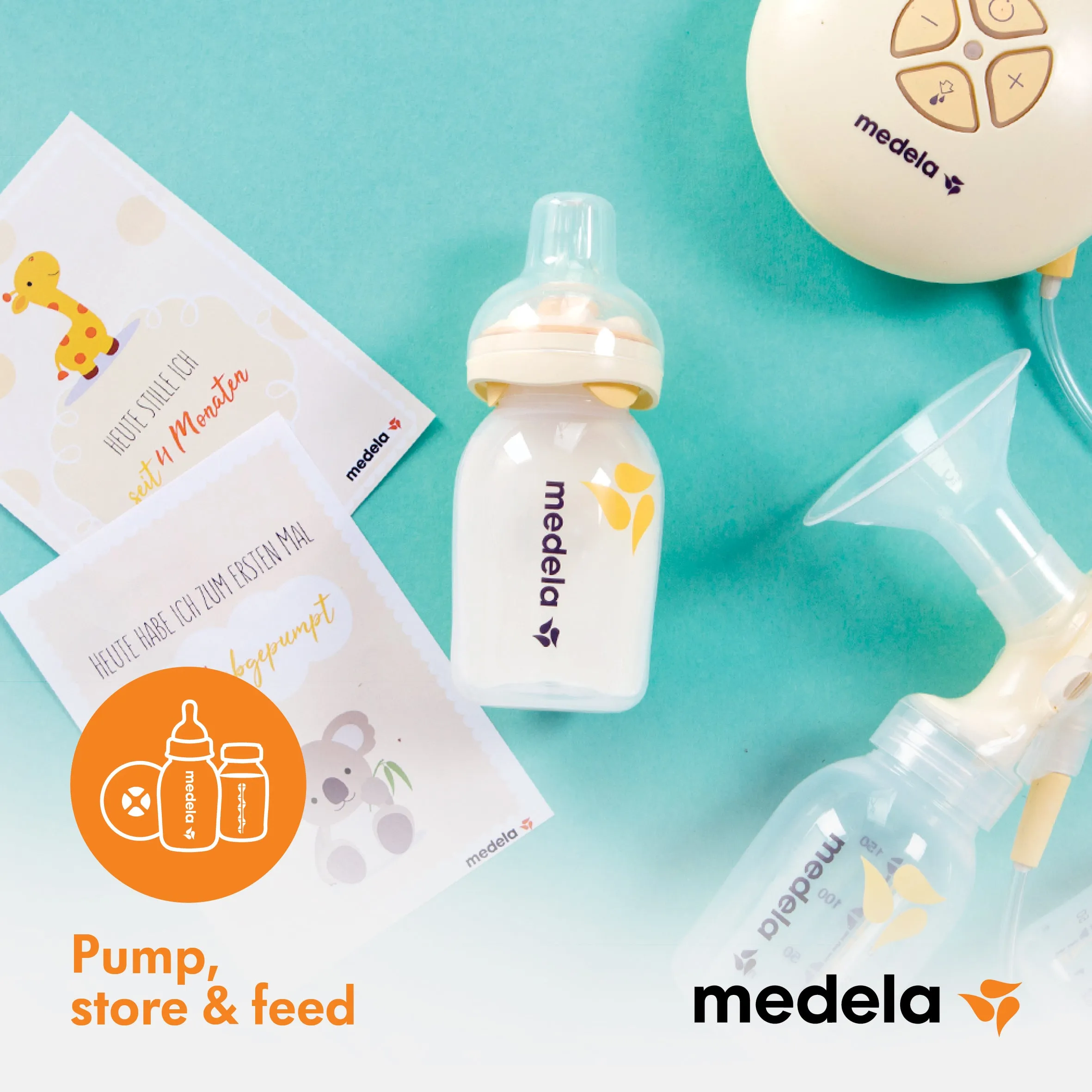 Medela - 250ml Breastmilk Bottles - Pack of 2