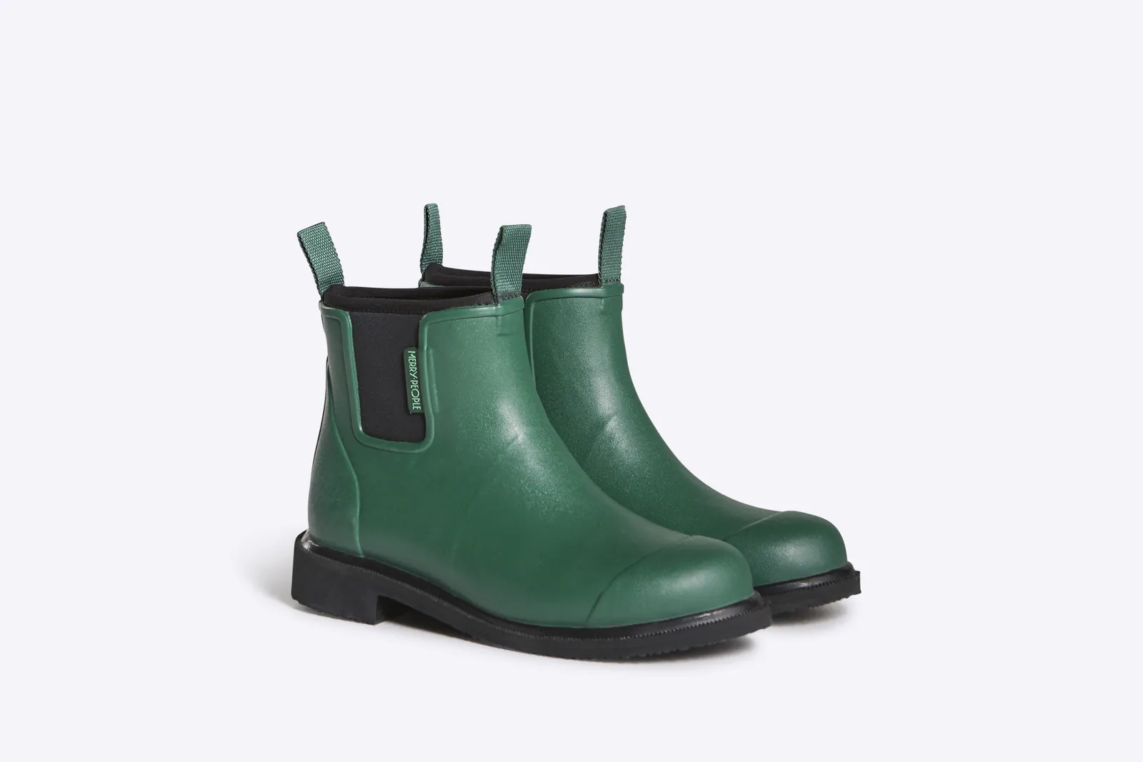 Merry People - Bobbi Ankle Boot - Alpine Green & Black