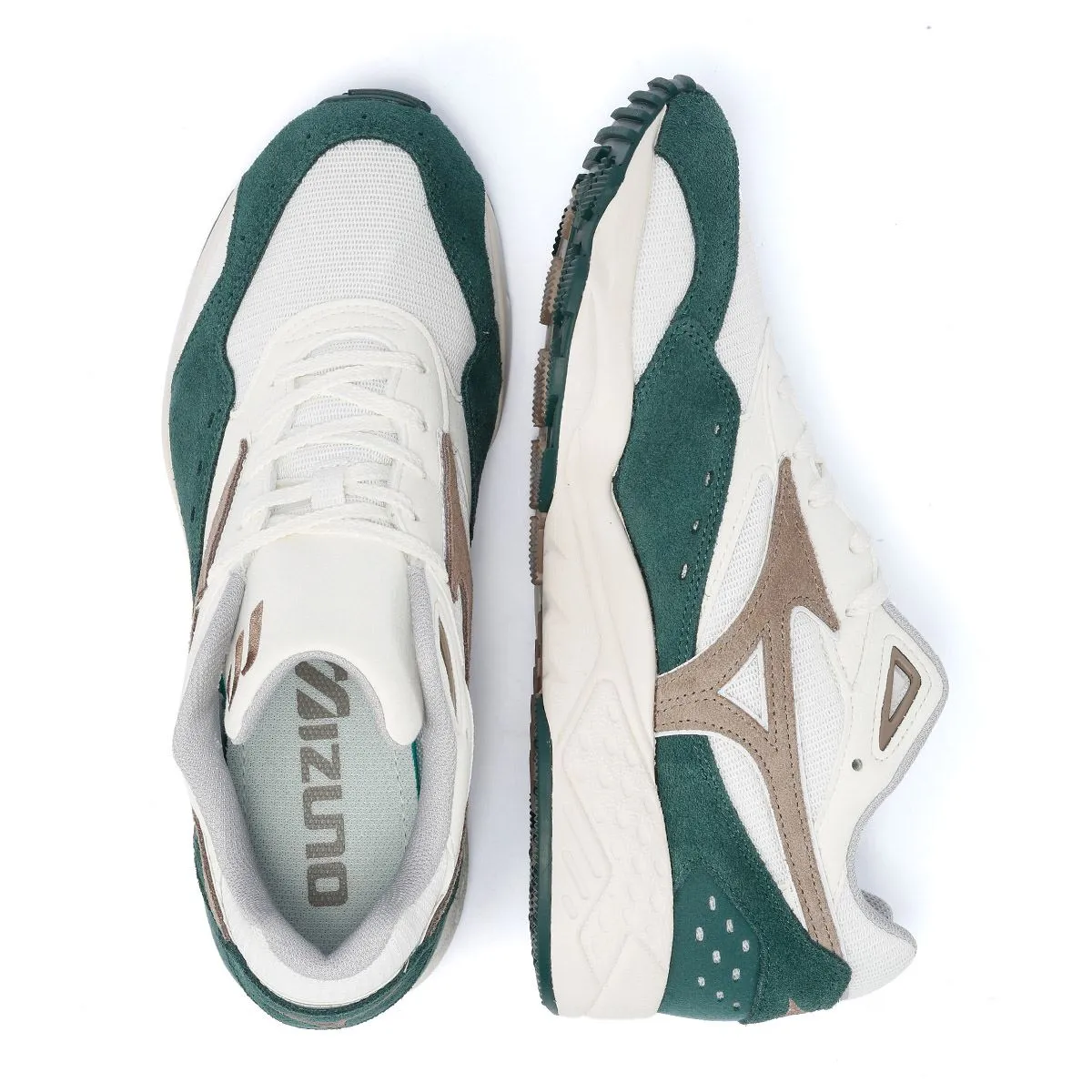 Mizuno Contender S White/Green Trainers