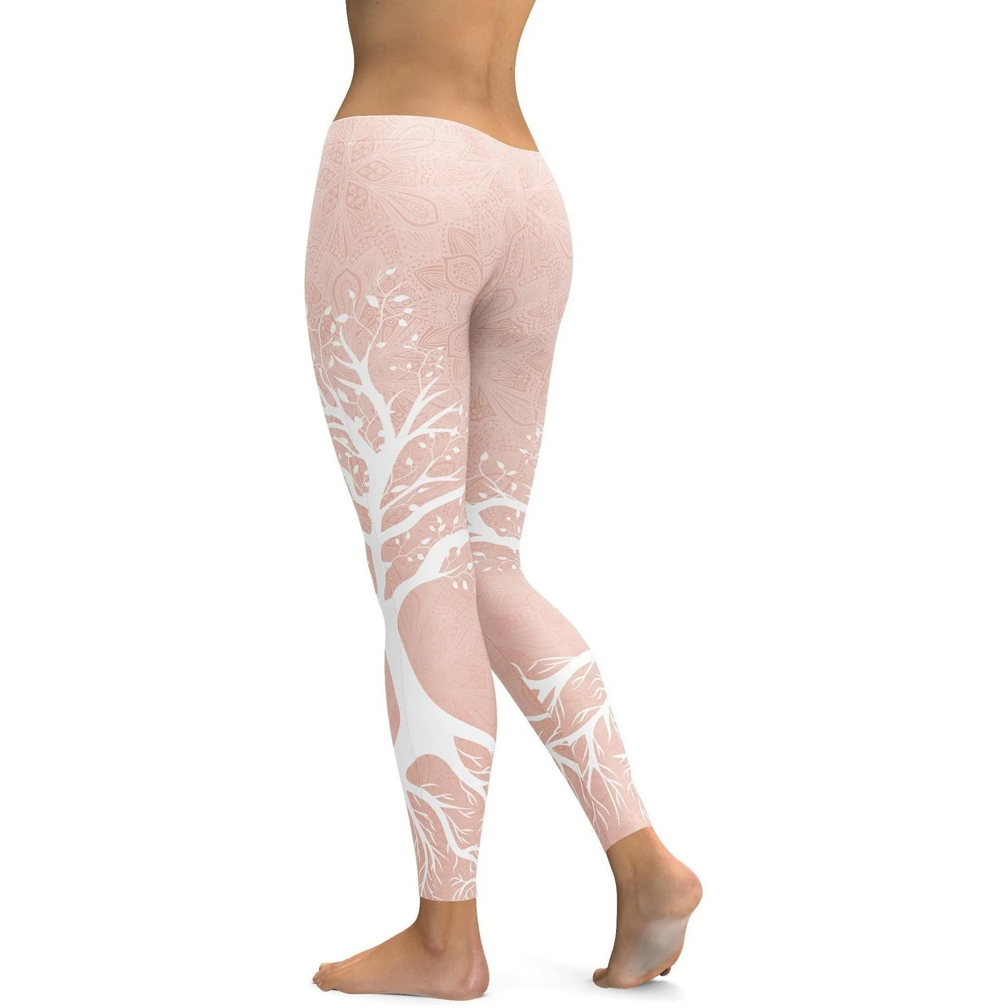 Nude Tree of Life Leggings