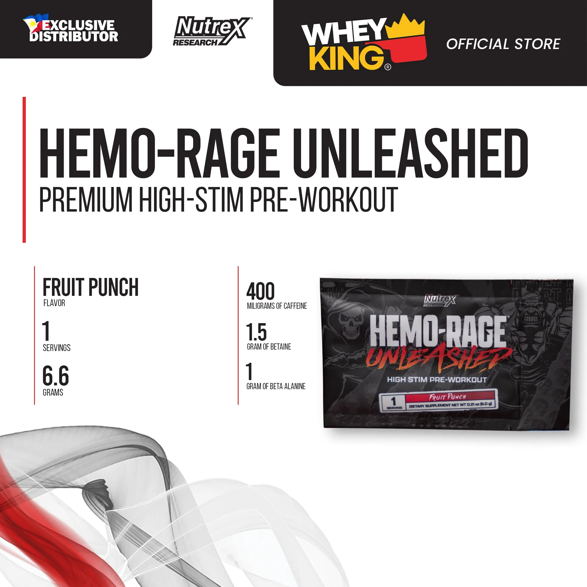 Nutrex - Hemorage Unleashed Travel Kit Sachet