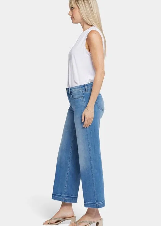 NYDJ - Teresa Wide Leg Ankle Jeans - Riviera Sky