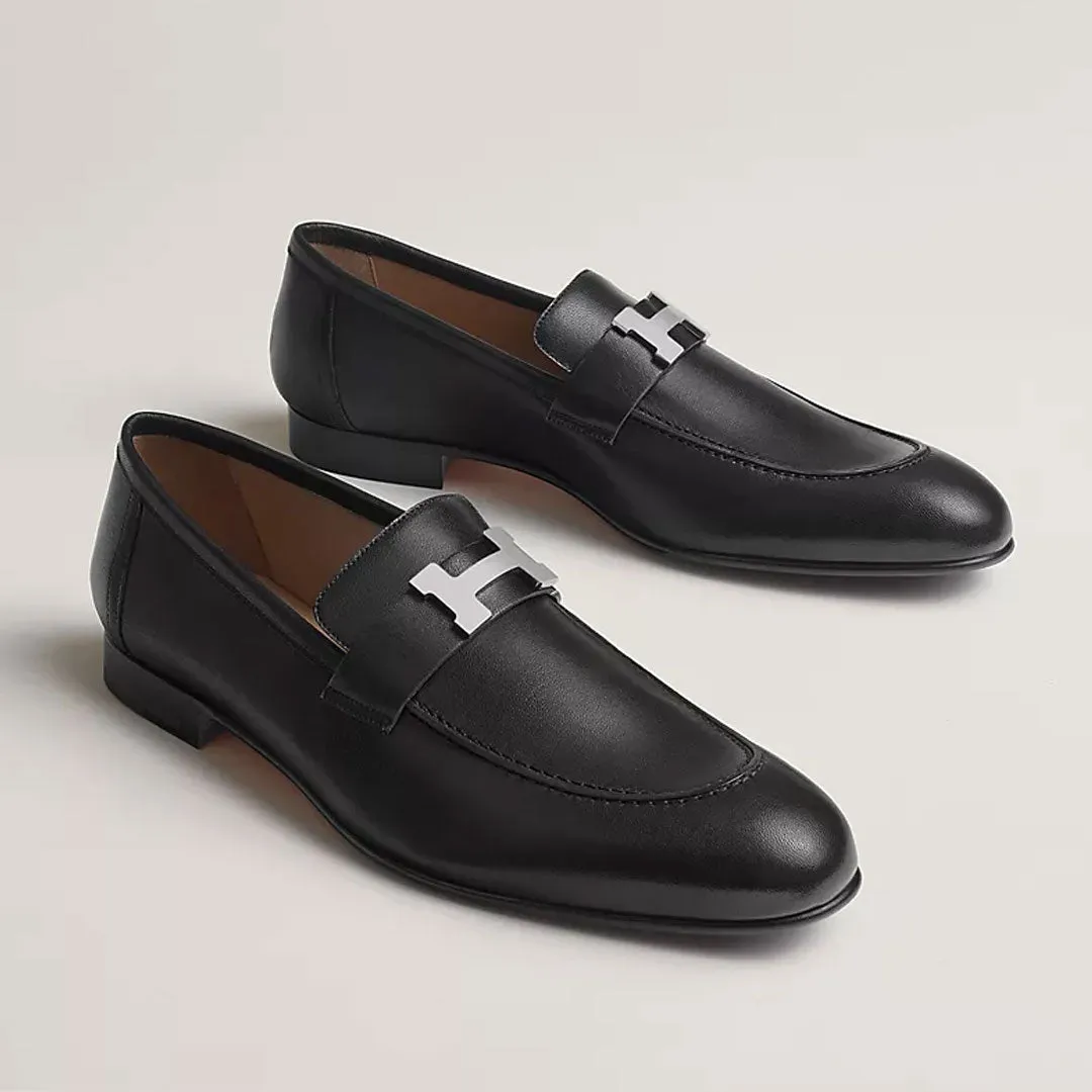 Paris Fitted Black Loafers