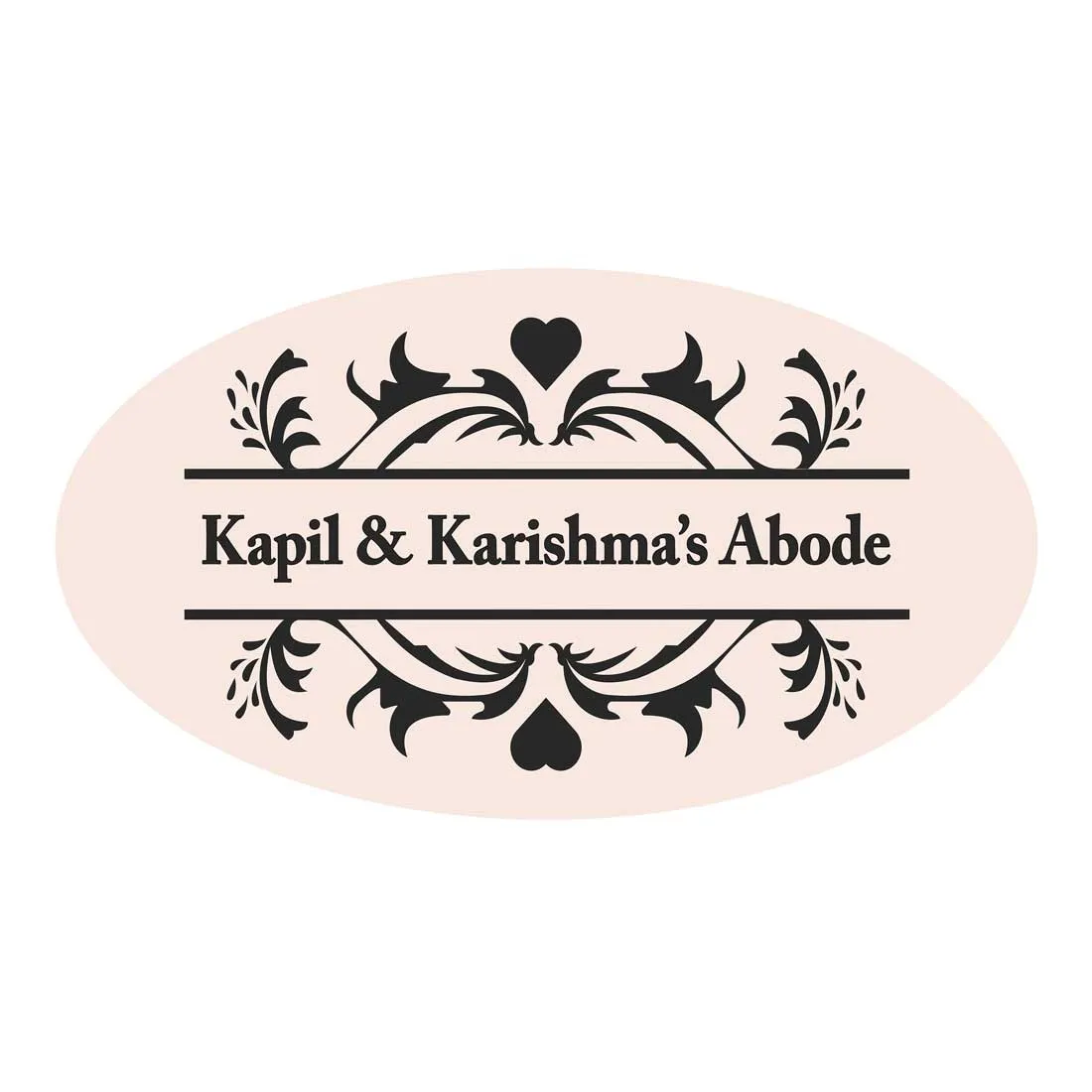 Personalized Name Plate Design for Home Flats Villas Bungalows Cafes