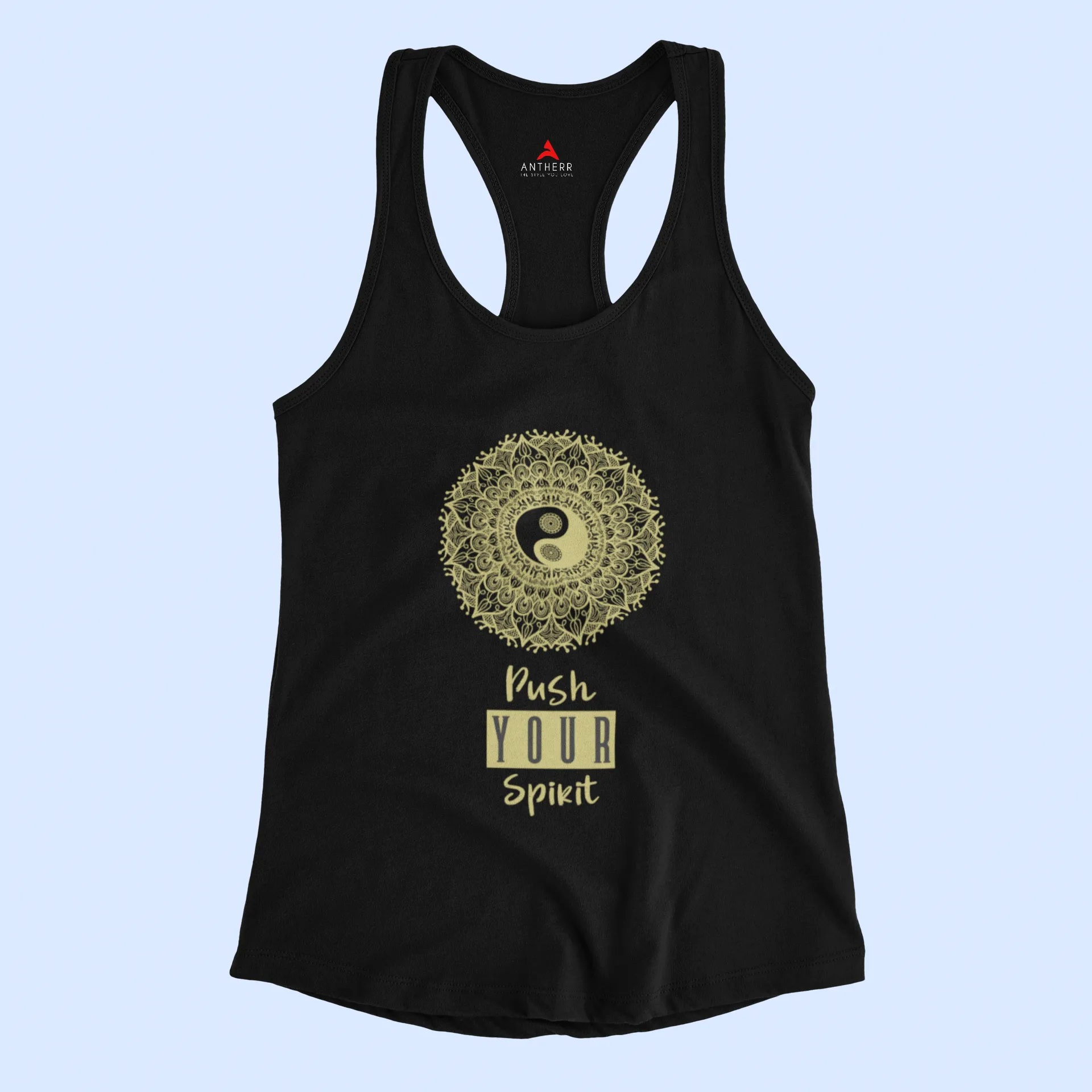 "PUSH YOUR SPIRIT" : Tank Tops