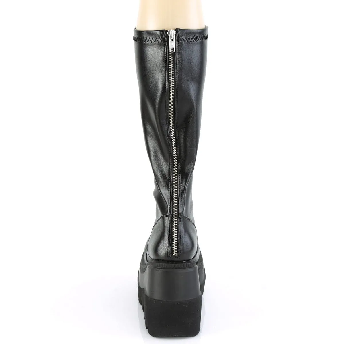 SHAKER-65 Black Stretch Vegan Leather