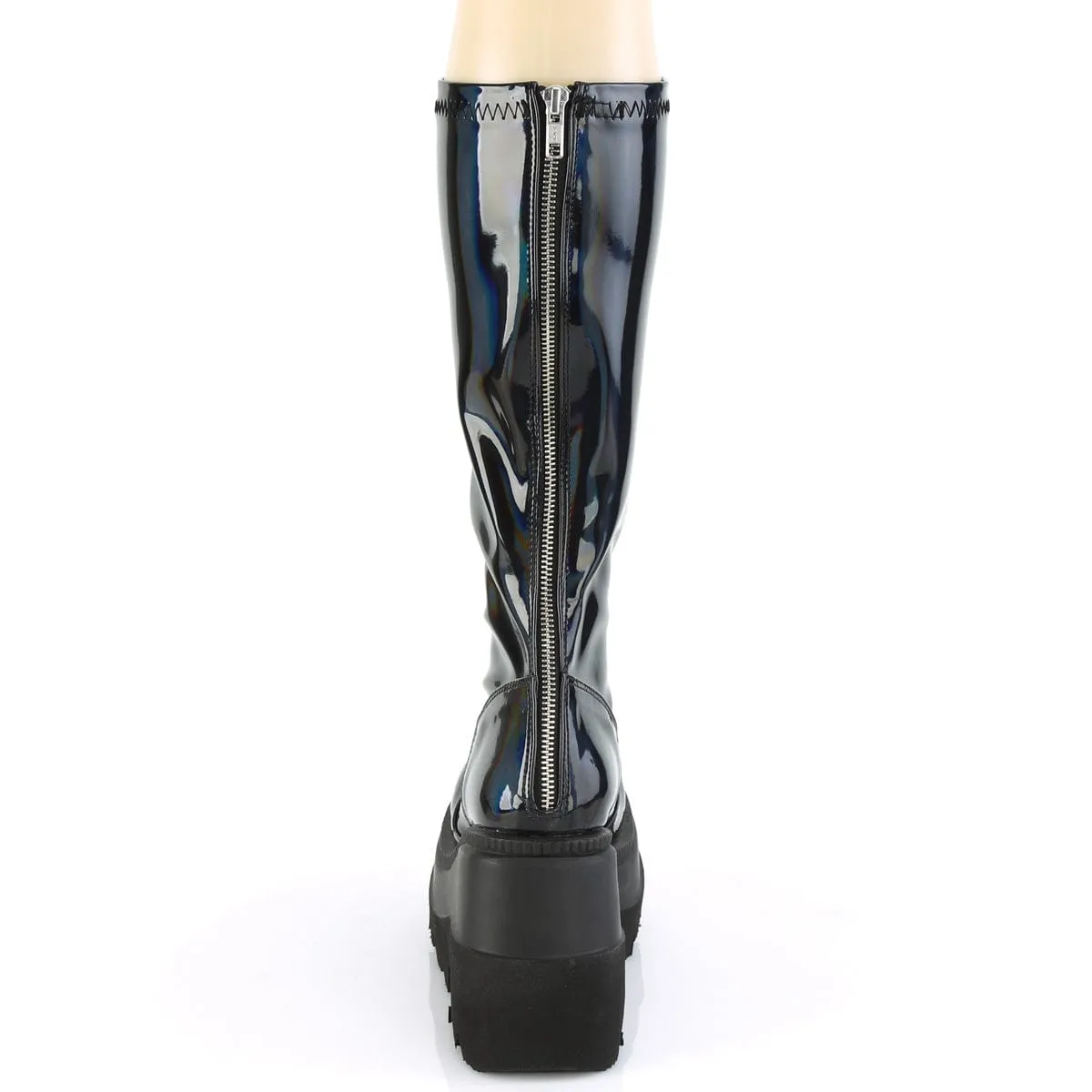 SHAKER-65 Stretch Black Patent Hologram