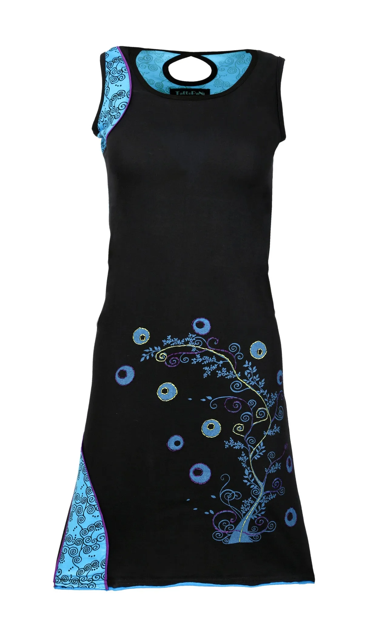 sleeveless-dress-with-embroidery-workno-refund-no-exchange