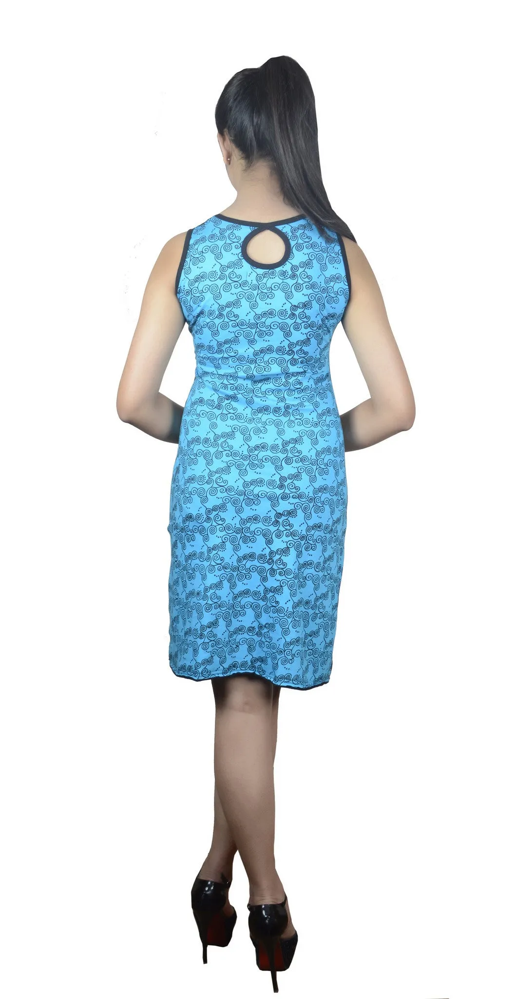 sleeveless-dress-with-embroidery-workno-refund-no-exchange