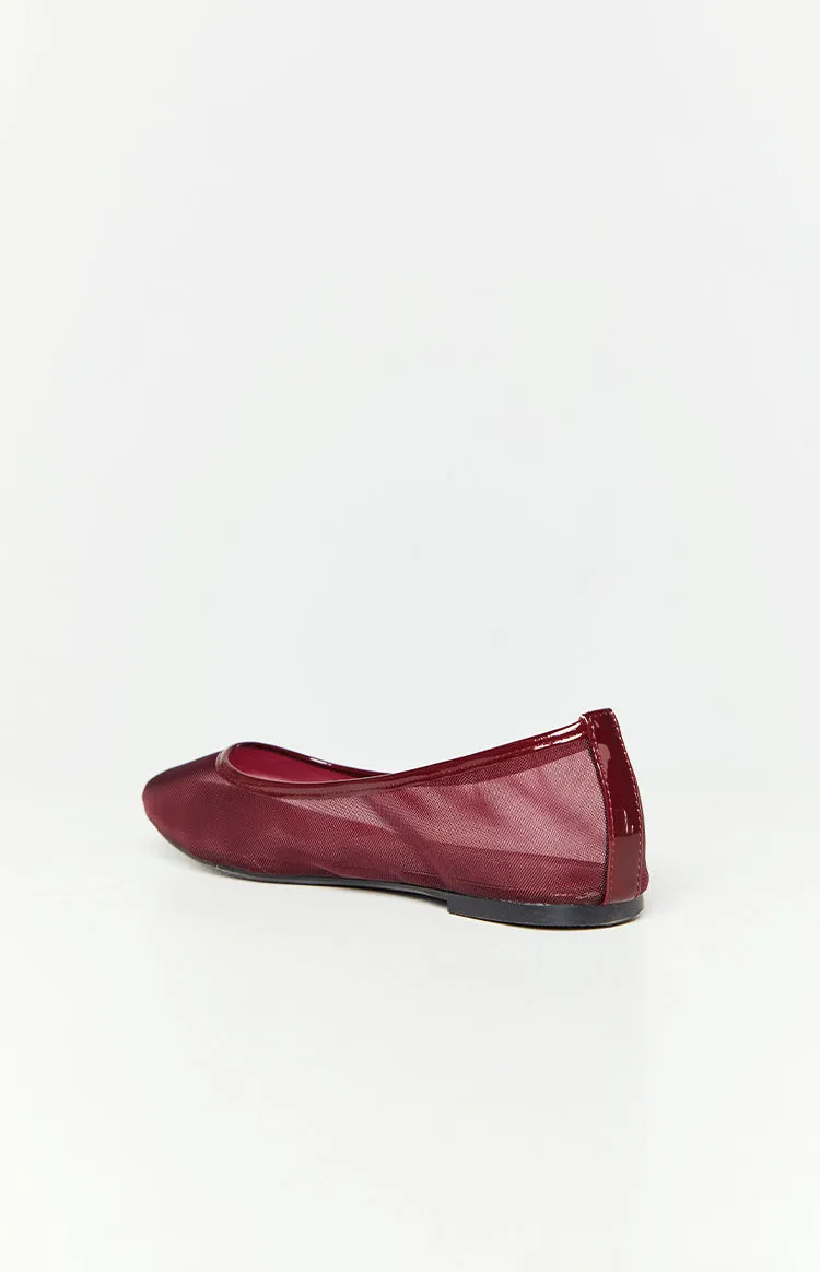 Therapy Arlo Cherry Patent PU Ballet Flats