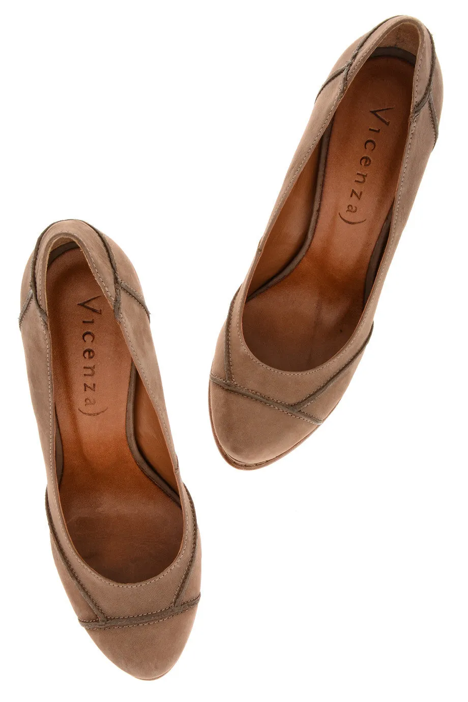 TORONDO Camel Leather Pumps