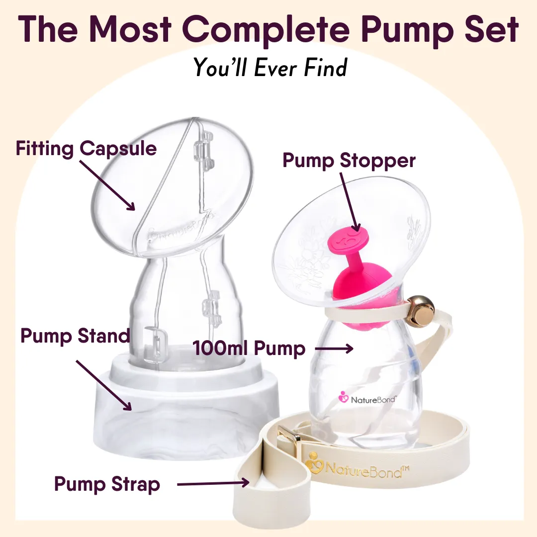 Travel Breast Pump 3.4oz 100ml