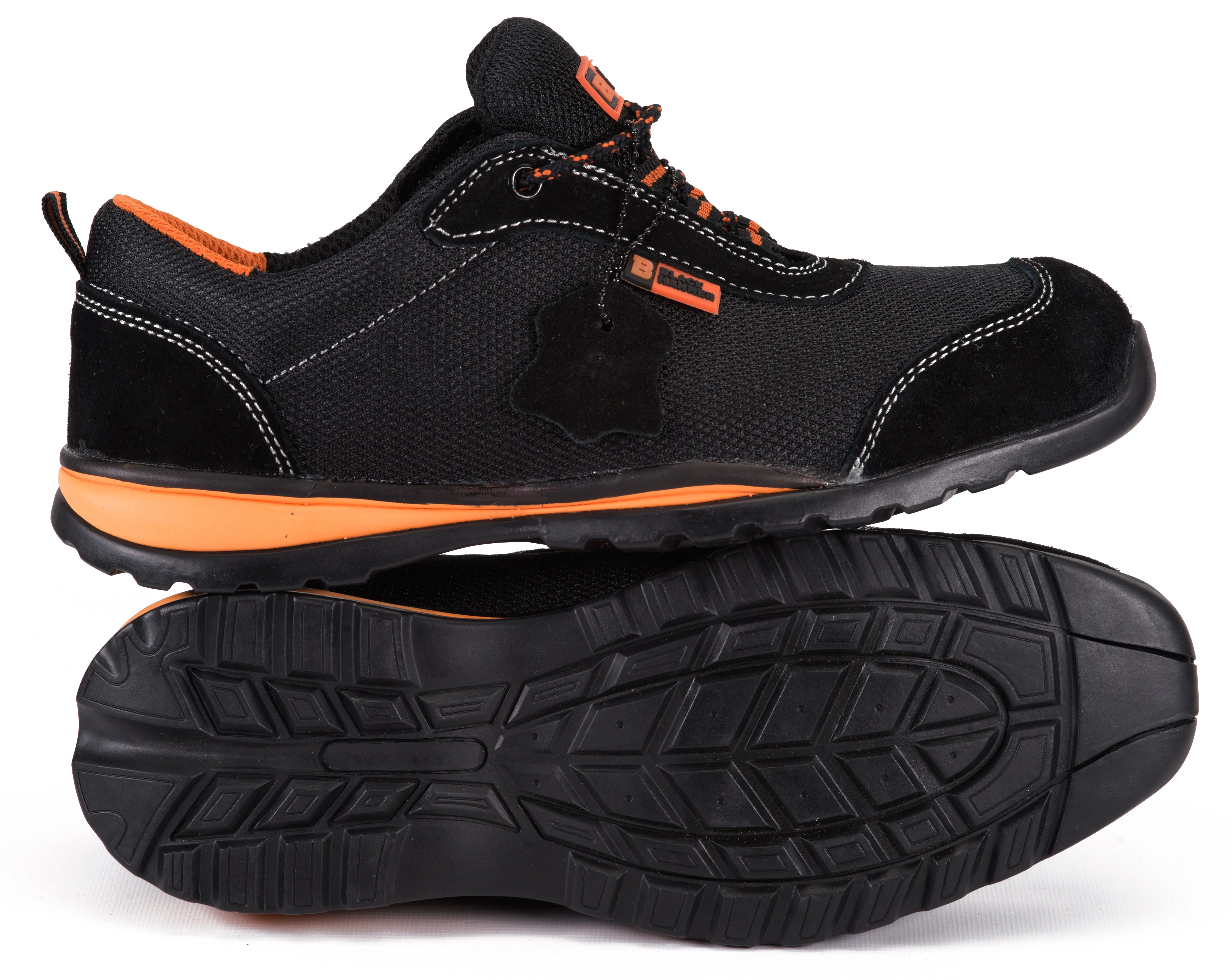 Ultra Lightweight Safety Trainers S1P SRC | Black Hammer Safety Shoes