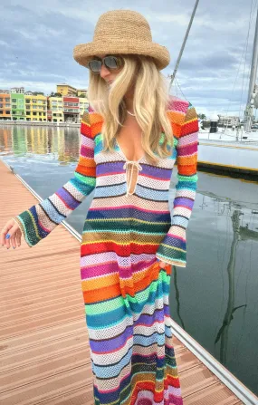 Vacay Coverup ~ Colorful Crochet