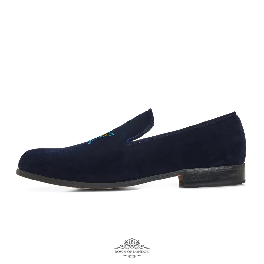 Velvet Loafer/Slipper Shoe - Hunting