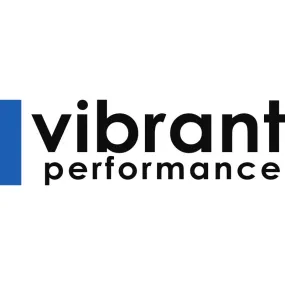 Vibrant Performance Y Block - 8 AN Female Inlet - Dual 8 AN Female Outlets - 1/8 in NPT Female Port - Black