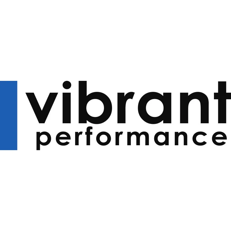 Vibrant Performance Y Block Fitting 4 AN Male Inlet Dual 3 AN Male Outlets Aluminum - Black Anodize