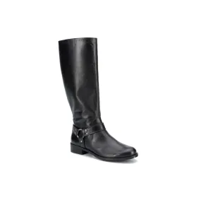 Walking Cradles Wc Kristen-w Women Tall-shaft Boot In Black Montanapoleon Leather