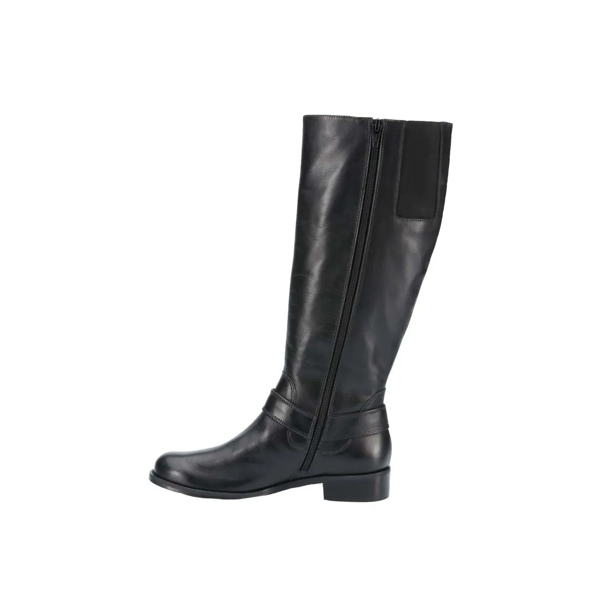 Walking Cradles Wc Kristen-w Women Tall-shaft Boot In Black Montanapoleon Leather