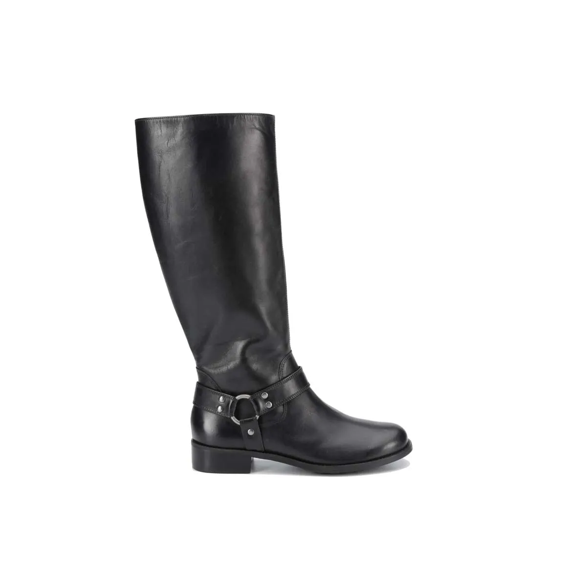 Walking Cradles Wc Kristen-w Women Tall-shaft Boot In Black Montanapoleon Leather