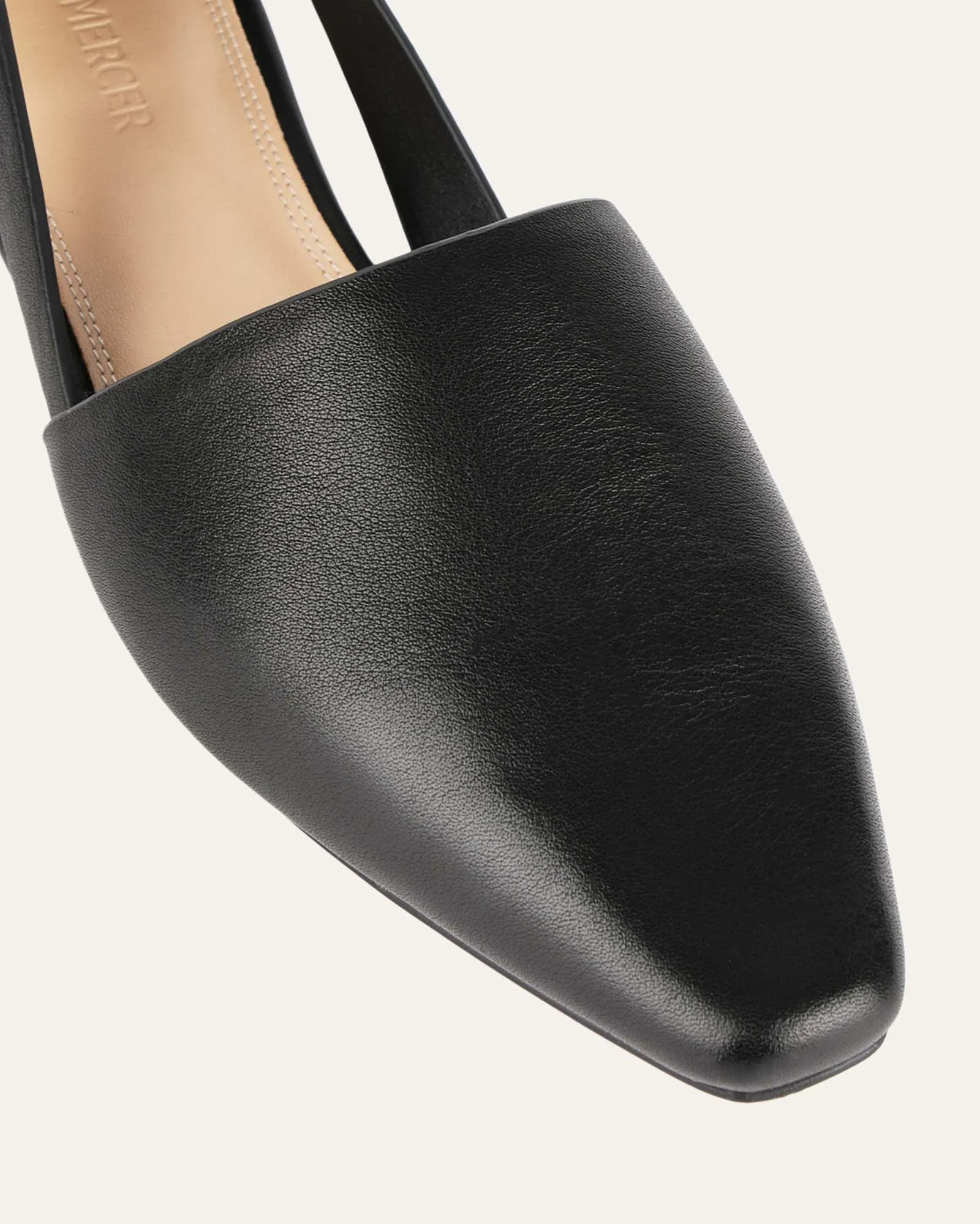 WILLA CASUAL FLATS BLACK LEATHER