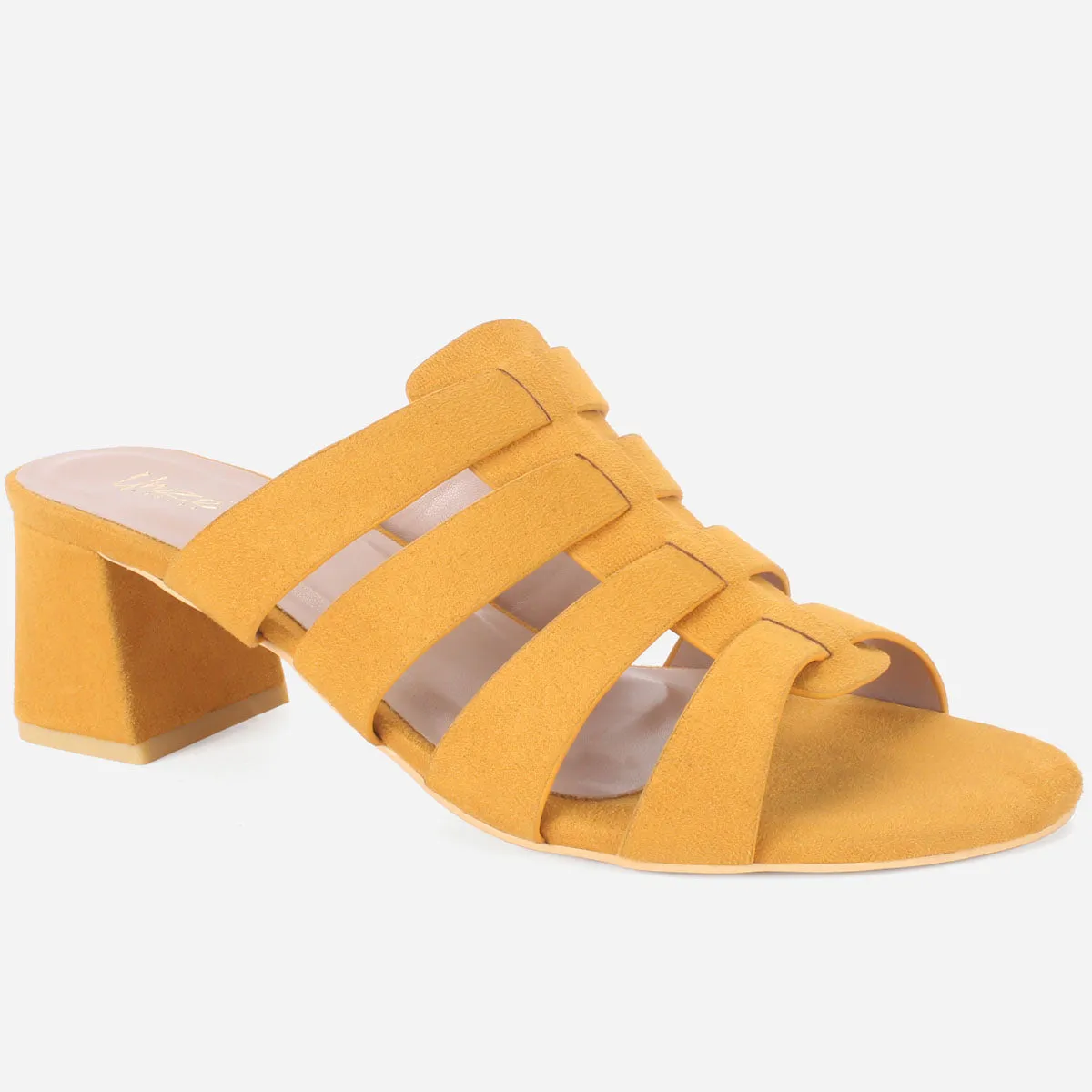 Womens "CHANTRIA" Open Toe Block Heel Sandals