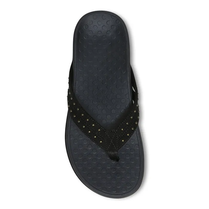 Womens Vionic Tasha Toe Post Sandal Black