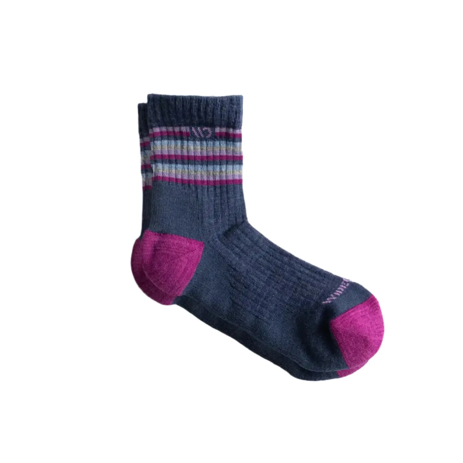 W’s Multi Stripe Cushioned Micro Crew Socks